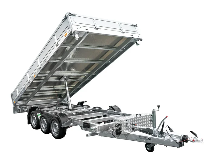 HYDRAULISCHE KIPTRAILER 3 ASSEN 400×200 UNITRAILER TASKER 400/3C 3500 KG