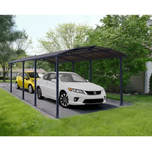 ARCADIA 8500 aluminium carport 26,4 vierkante meter grijs