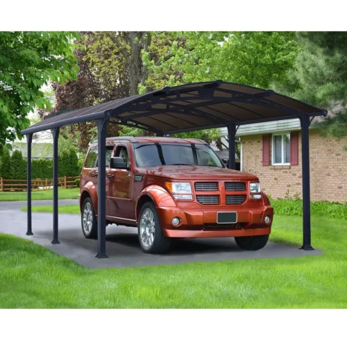 Arcadia 5000 aluminium carport – 16 m² – grijs